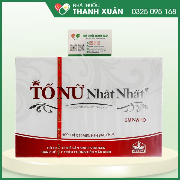 Tố Nữ Nhất Nhất - Hỗ trợ cải thiện nội tiết tố nữ